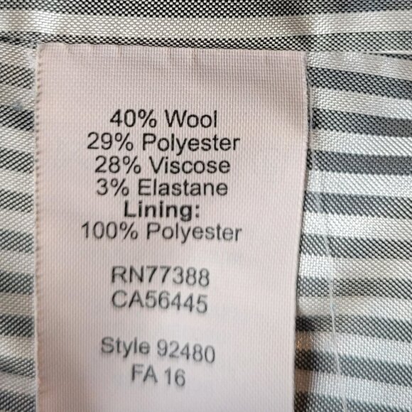 J Crew Schoolboy Blazer in Black Size 2 - Picture 8 of 8